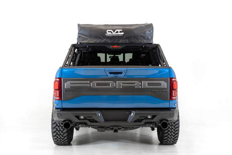 Ford F-150 Chase Rack - Addictive Desert Designs - ADD-Lander Overland Rack - Hammer Black - `15-`27